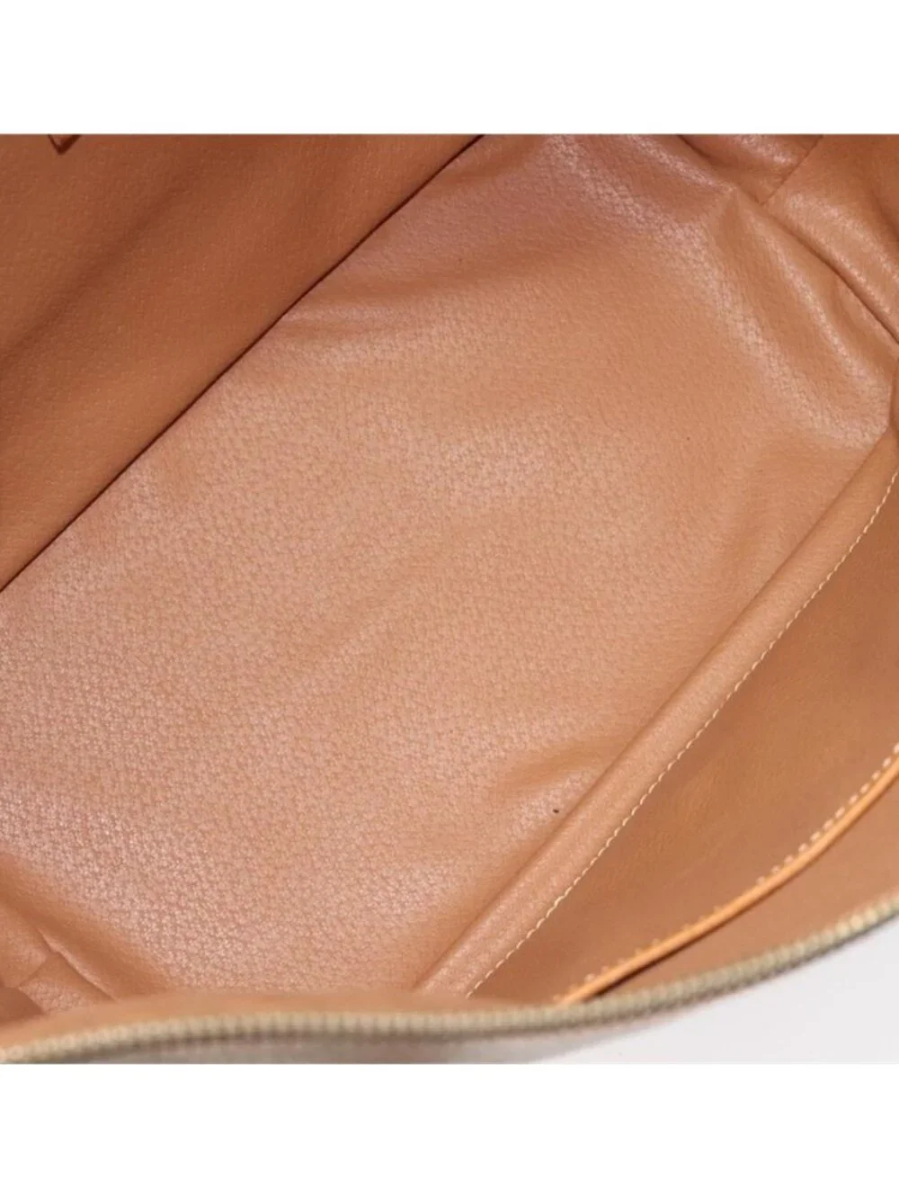 Authentic CELINE Macadam Canvas Shoulder Bag PVC Leather Beige Gold - Picture 12 of 16